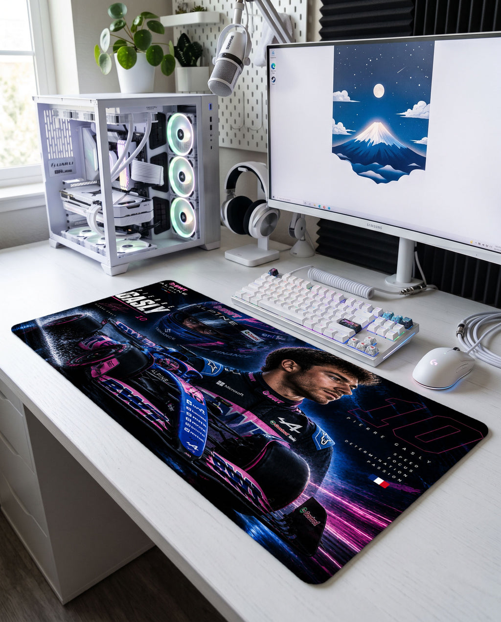 Fransız Tutkusu: Pierre Gasly Alpine F1 Mouse Pad