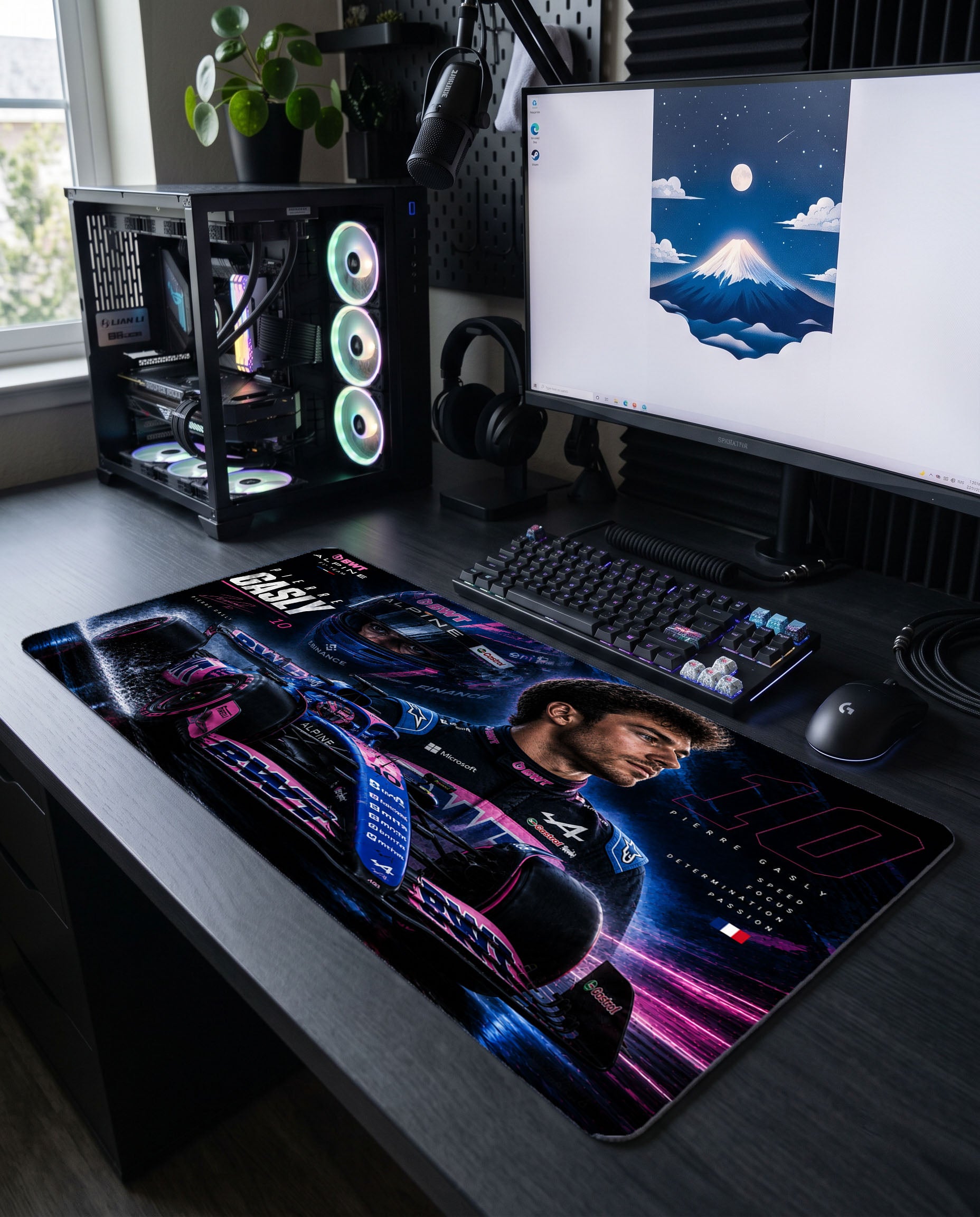 Fransız Tutkusu: Pierre Gasly Alpine F1 Mouse Pad