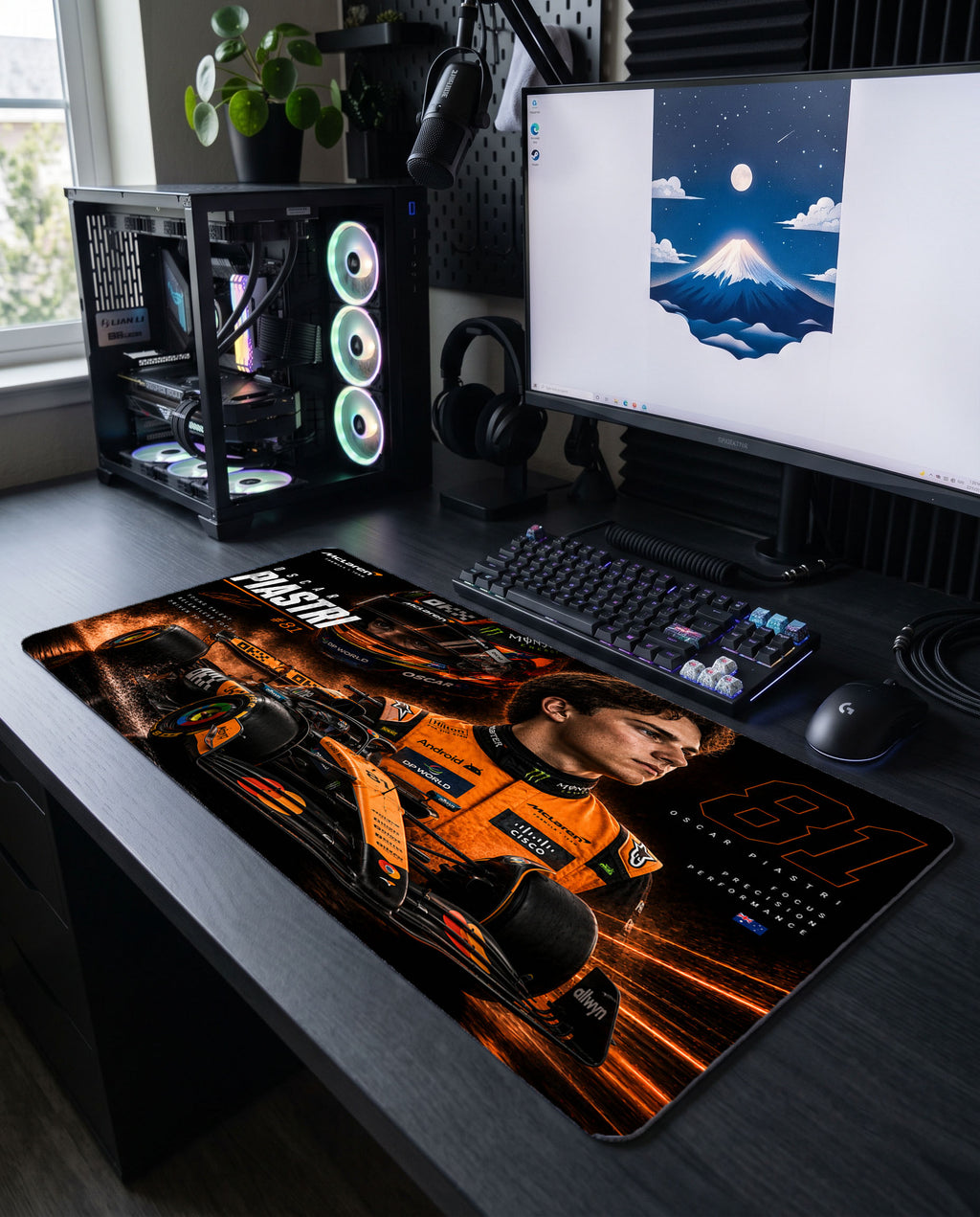 Hassas Güç: Oscar Piastri McLaren Mouse Pad