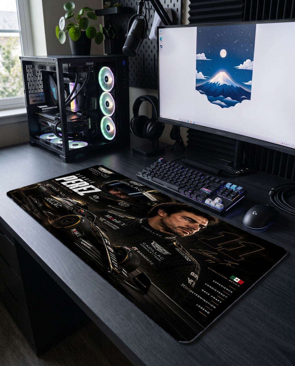 Guadalajara Efsanesi: Sergio Perez Cadillac F1 Mouse Pad