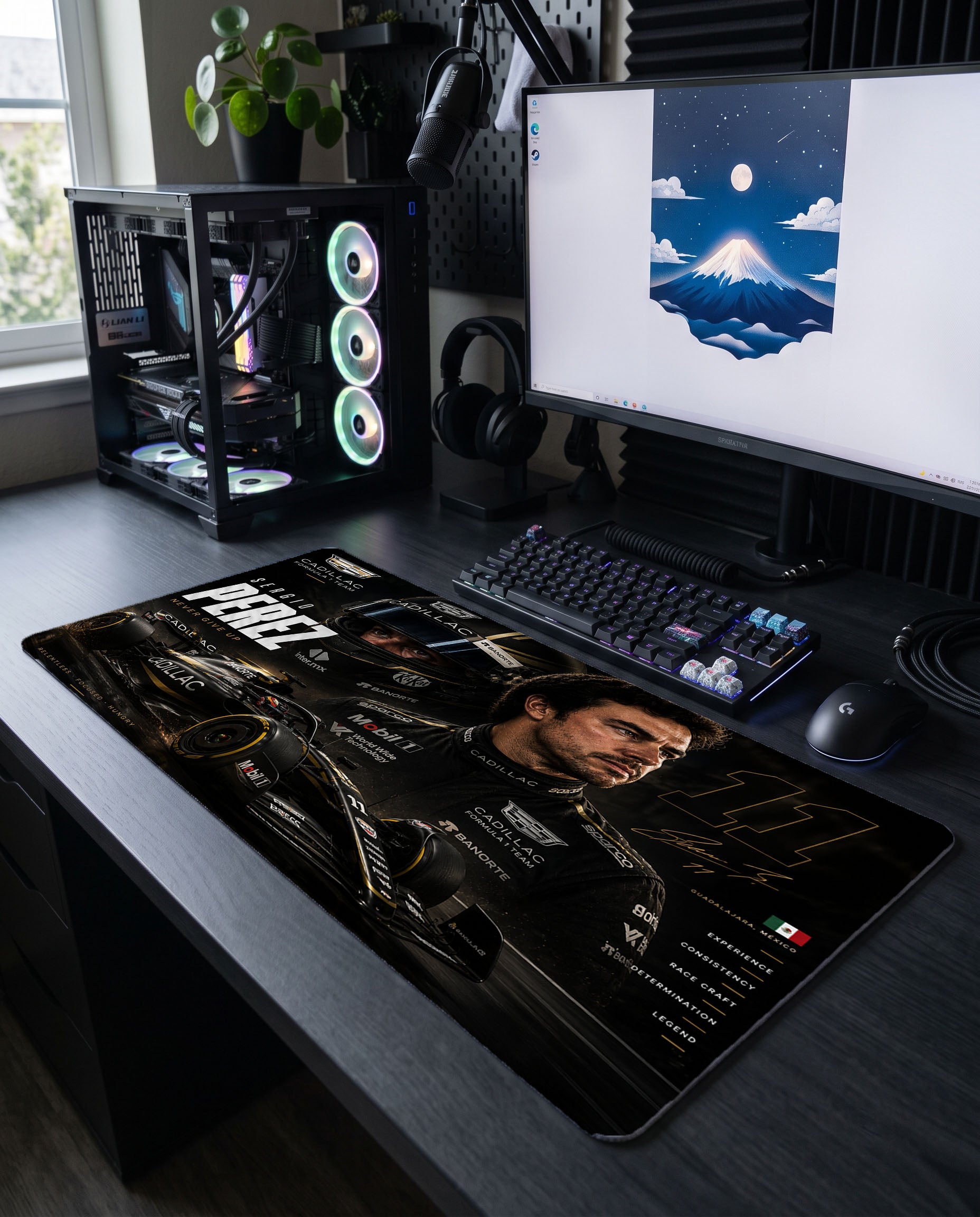 Guadalajara Efsanesi: Sergio Perez Cadillac F1 Mouse Pad