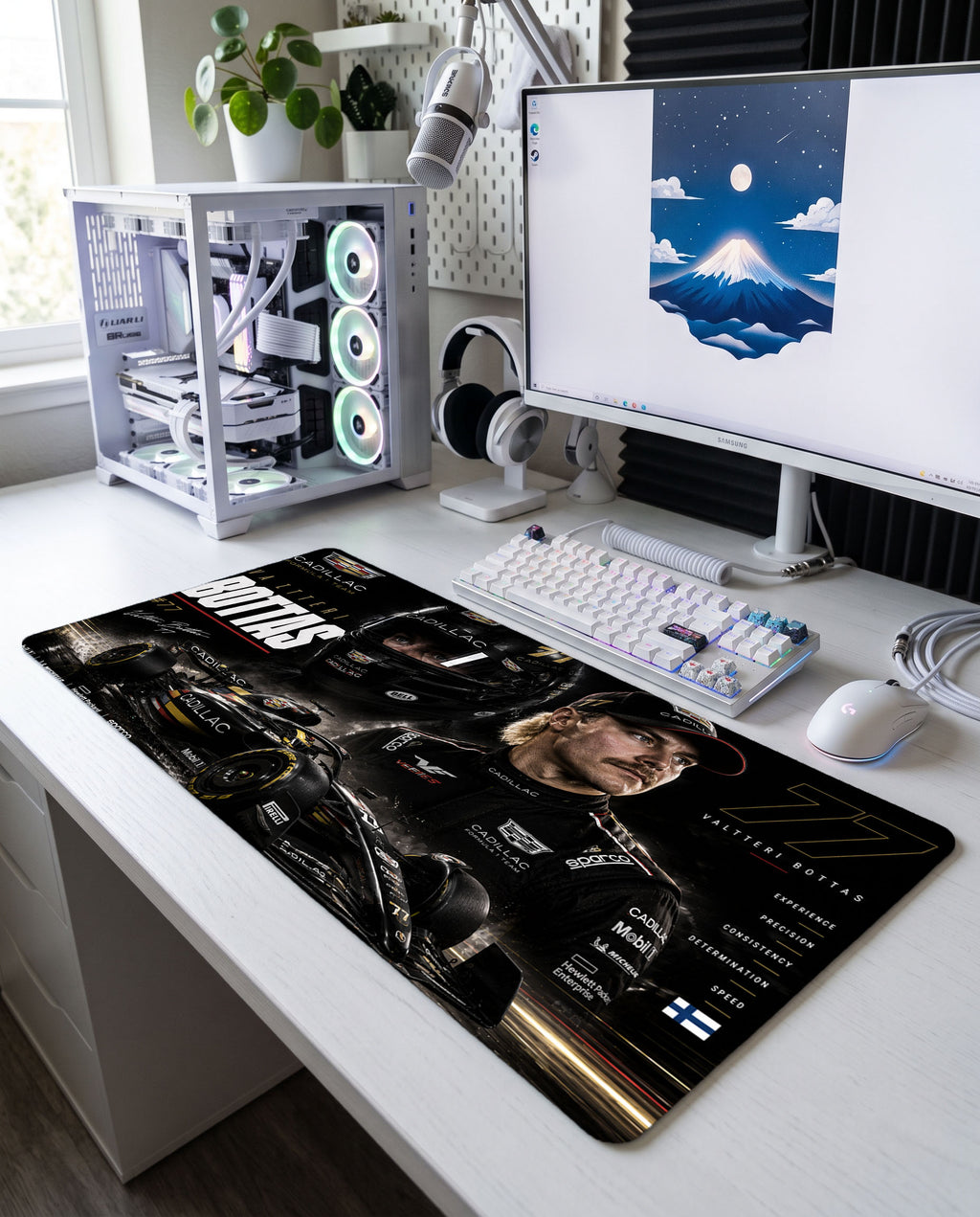 Finlandiya'nın Demiri: Valtteri Bottas Cadillac F1 Mouse Pad