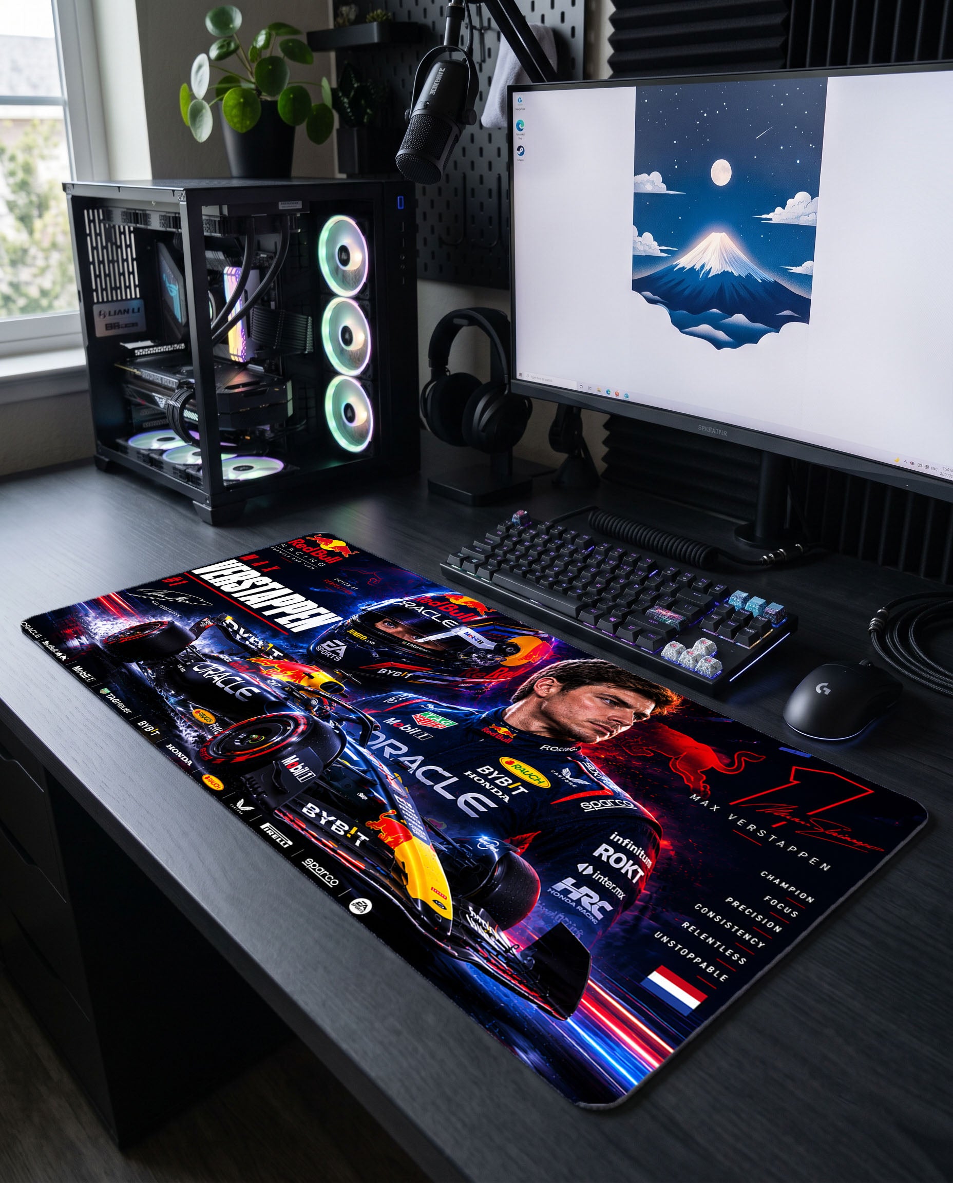 Durdurulamaz: Max Verstappen Red Bull Racing Mouse Pad