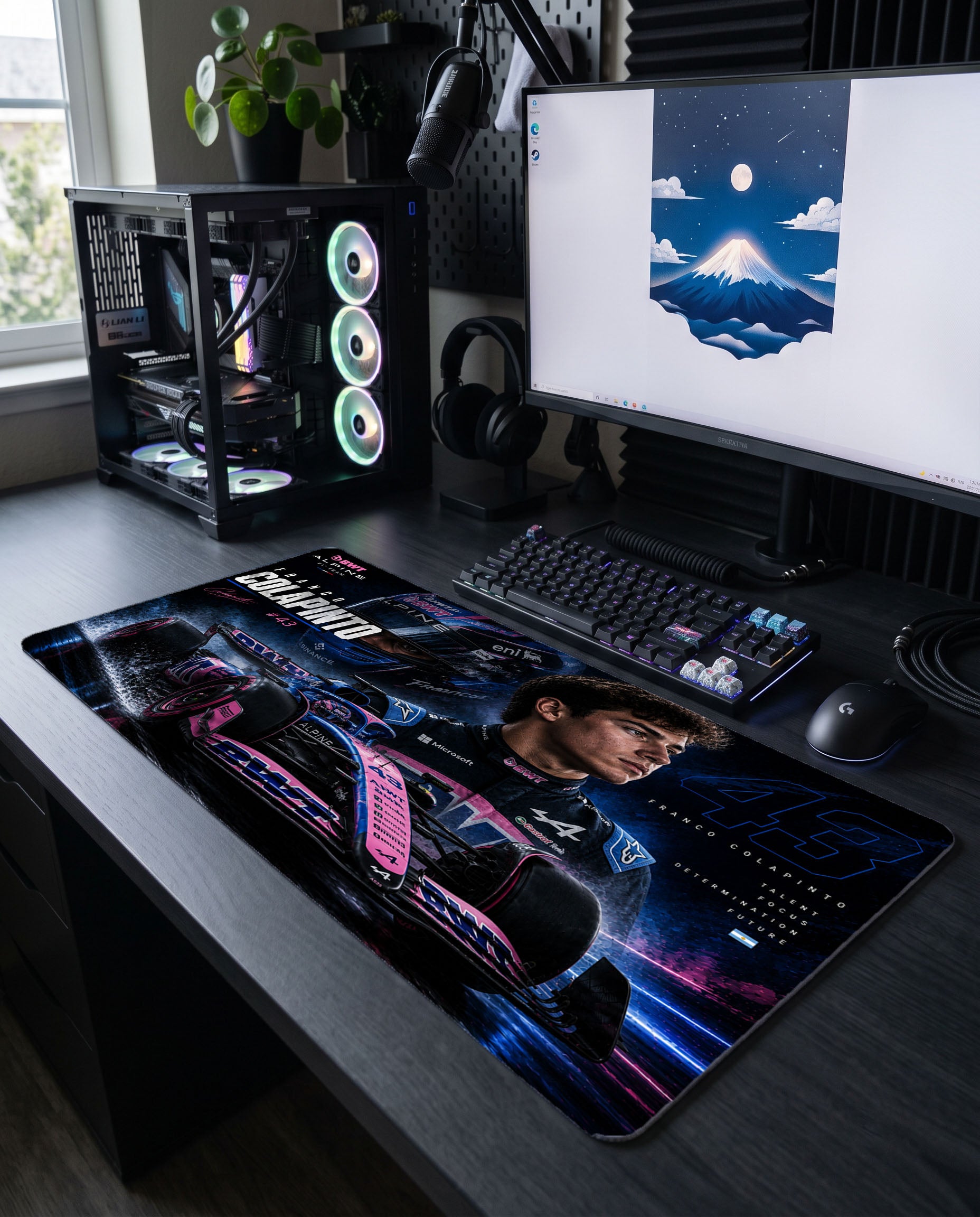 Arjantin'in Gururu: Franco Colapinto Alpine F1 Mouse Pad