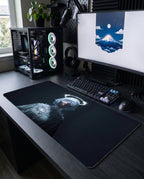"Frost Halo" Astral Cyber / Dark Fantasy XXL Gaming Mousepad