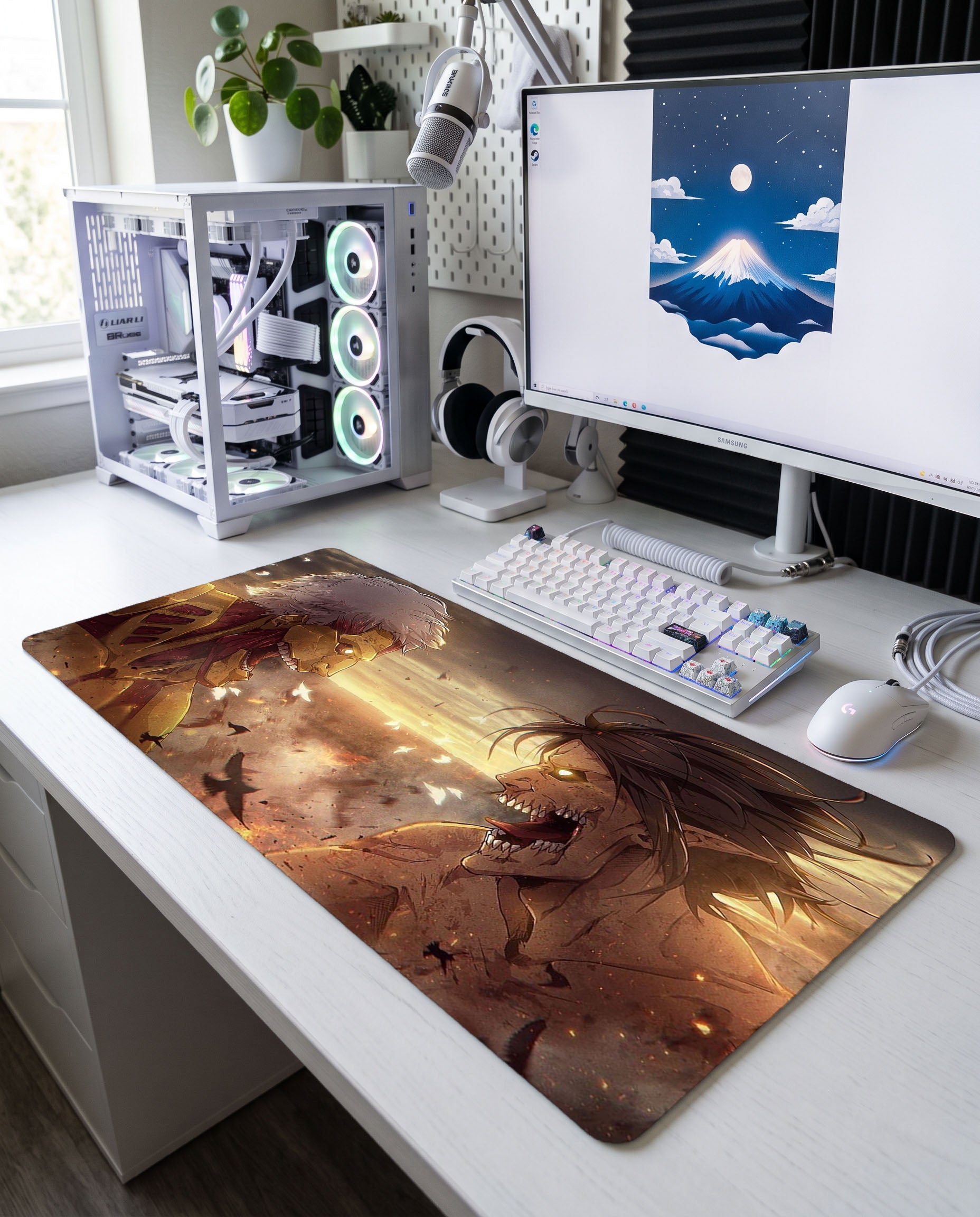 Titan Karşılaşması: Eren vs Zırhlı Titan Mouse Pad