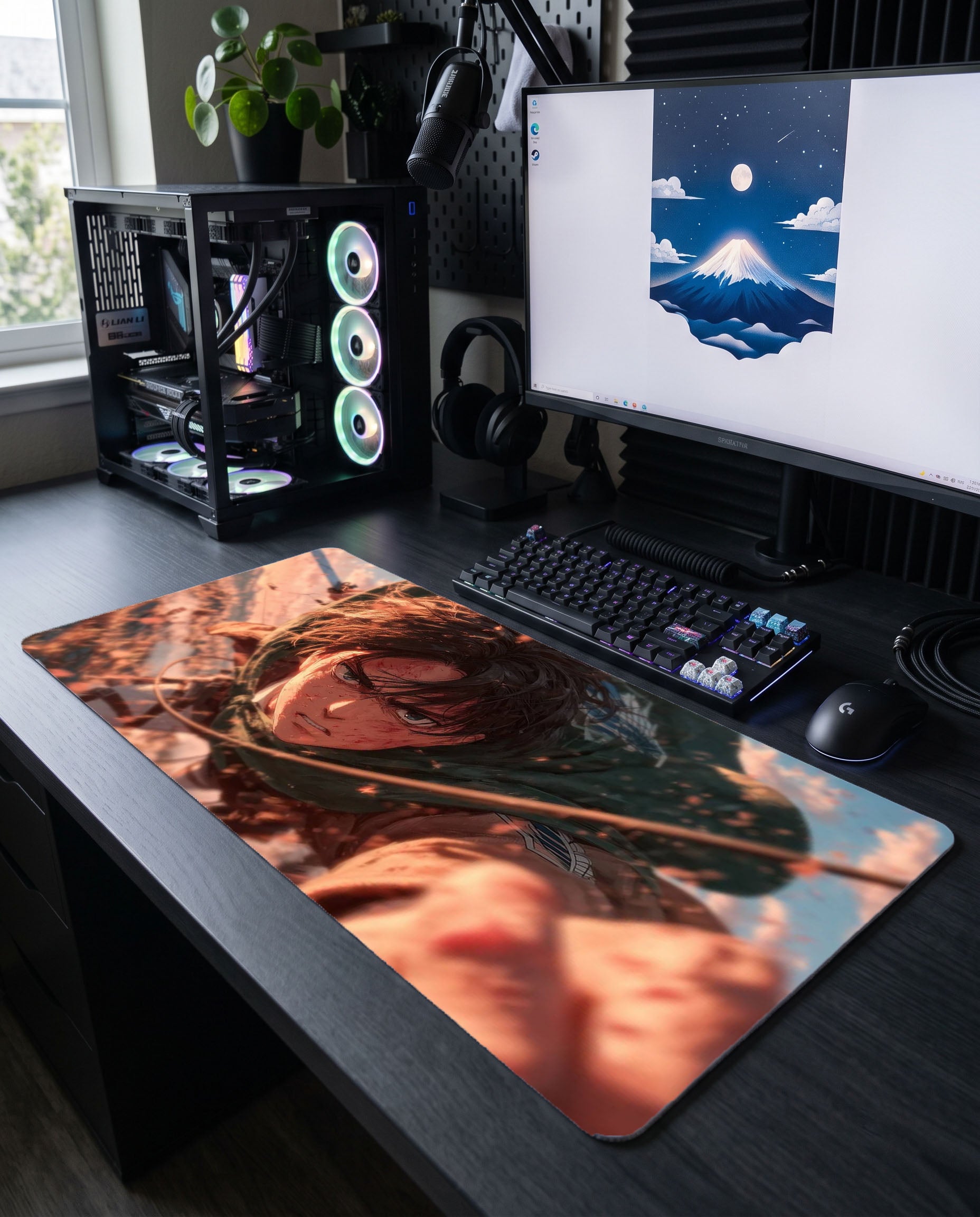 Keşif Alayı'nın Kalbi: Levi Ackerman Mouse Pad