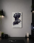 Marvel Black Panther "Wakanda Forever" Minimalist Metal Duvar Tablosu