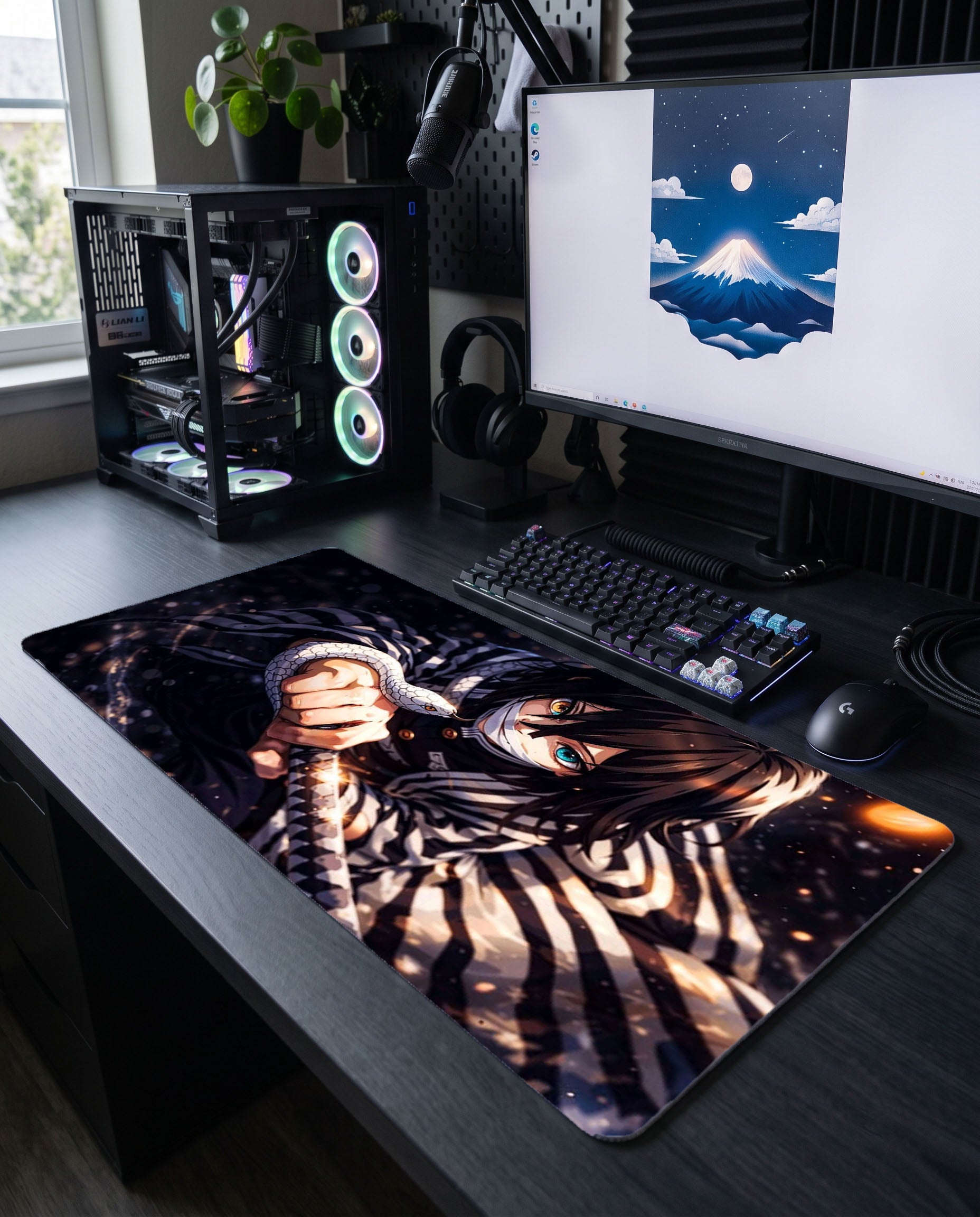 Yılan Nefesi: Obanai Iguro Mouse Pad