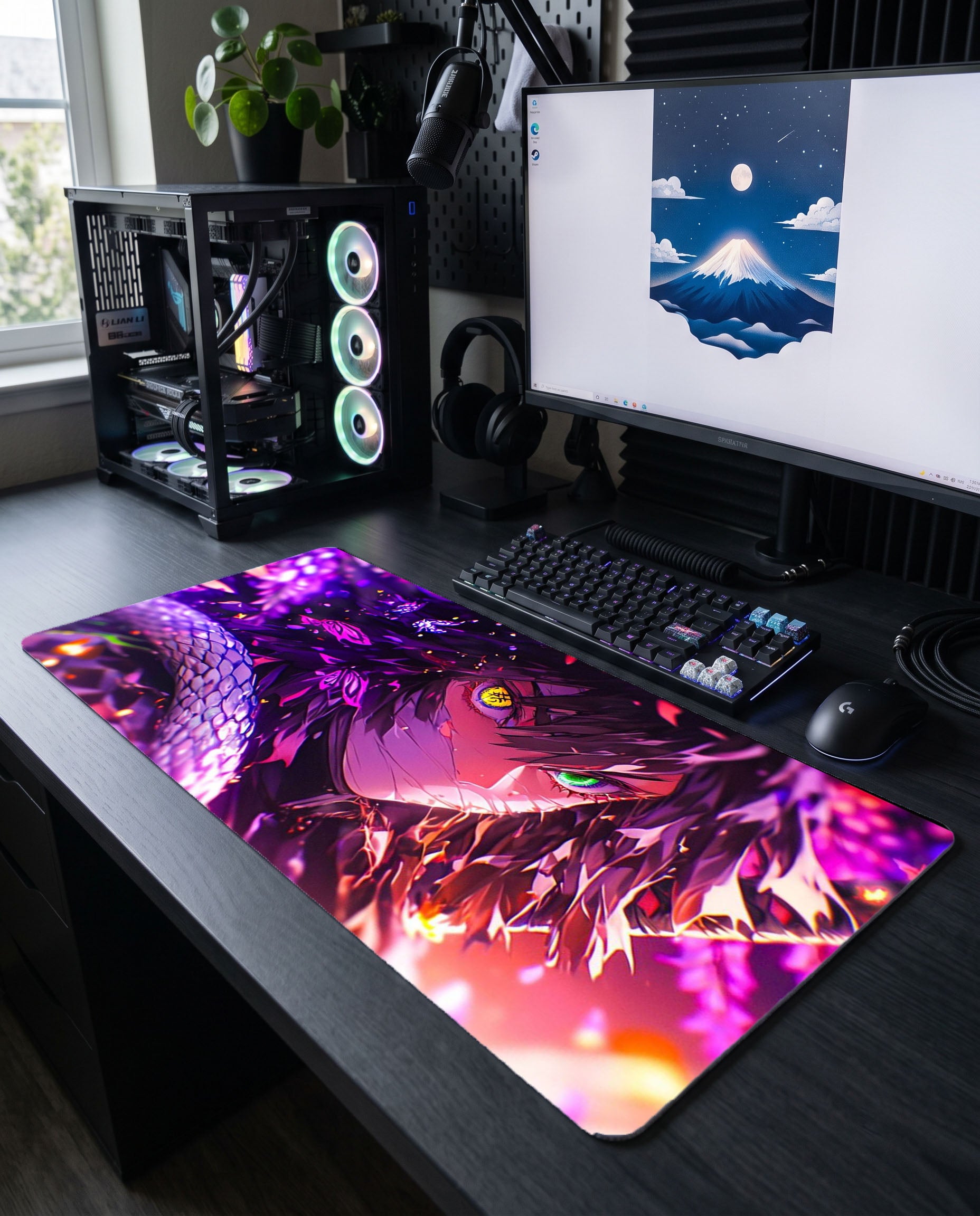 Mor Gece: Obanai Iguro Mouse Pad