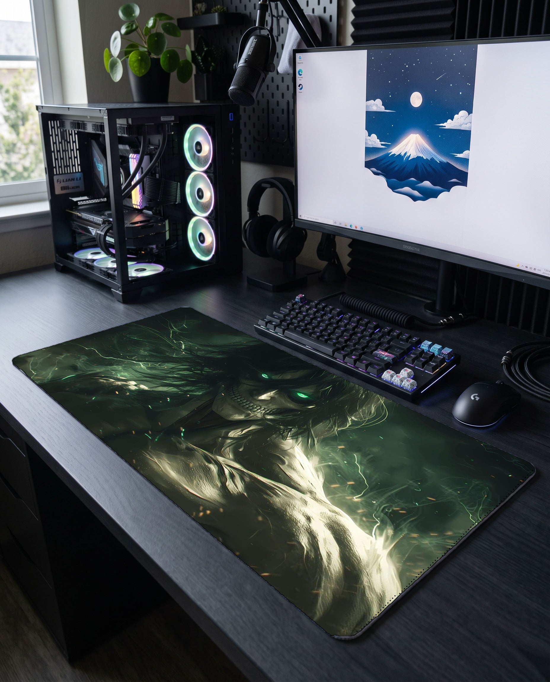 Rumbling'in Gölgesi: Eren Yeager Mouse Pad