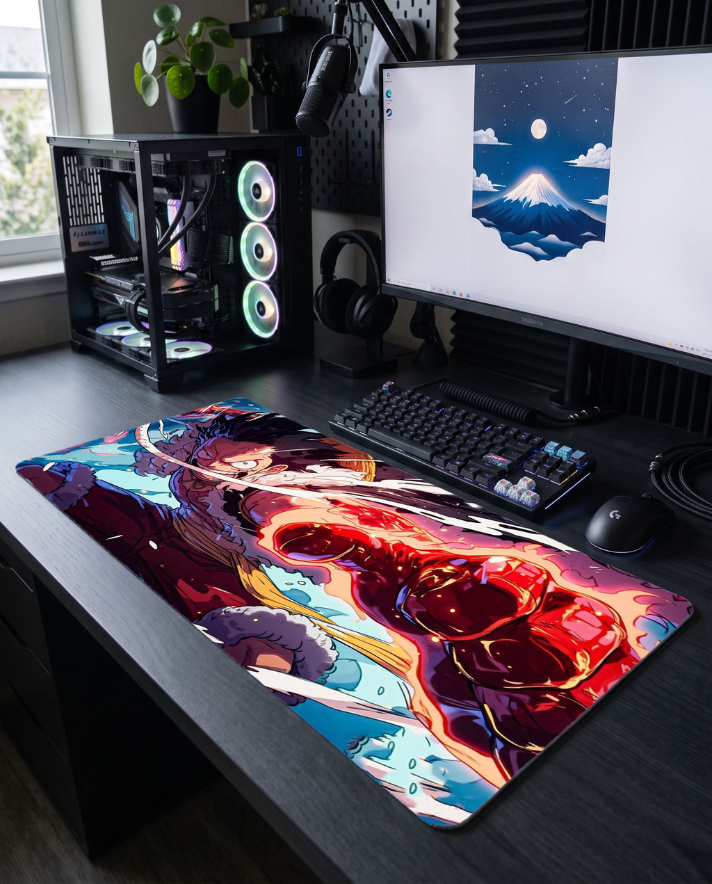 Gear Fifth: Luffy Güneş Tanrısı Nika Mouse Pad