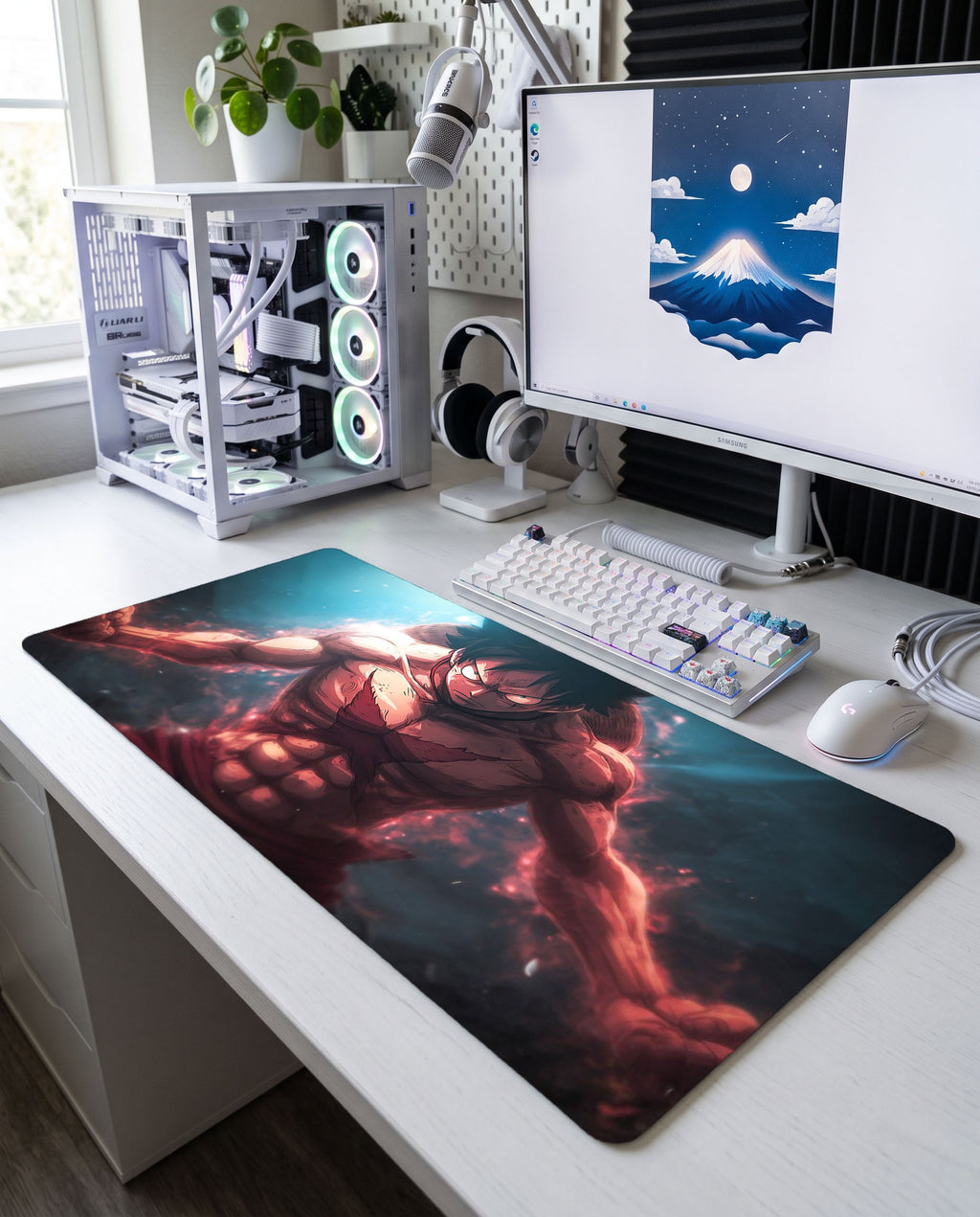 Kauçuk Titan: Luffy Gear Fourth Boundman Mouse Pad