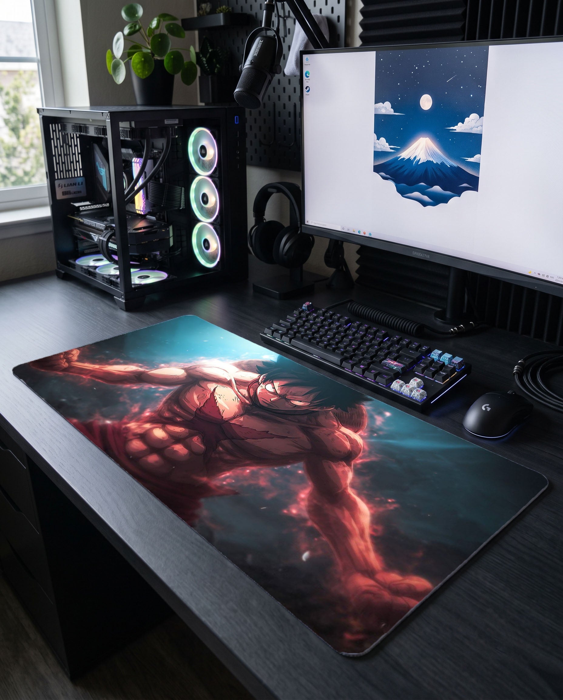 Kauçuk Titan: Luffy Gear Fourth Boundman Mouse Pad