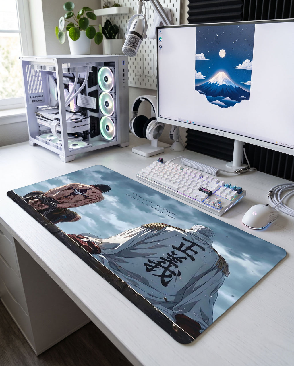 Aile Bağı: Luffy & Whitebeard Mouse Pad