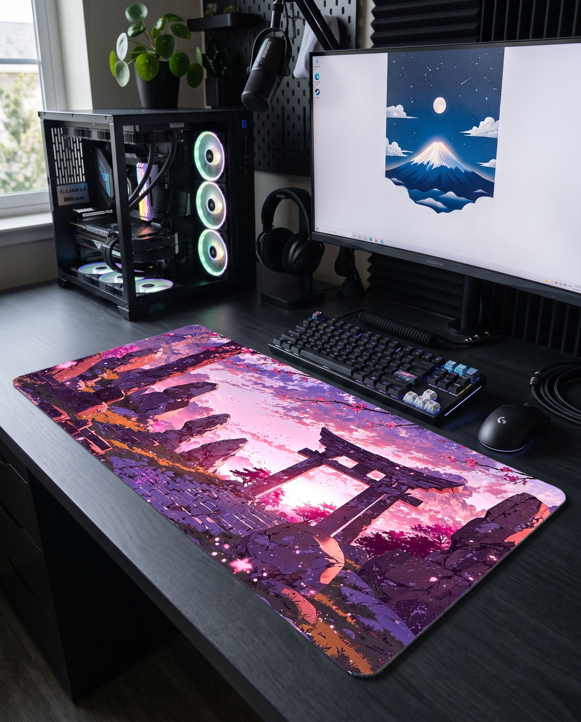 Torii'nin Işığı: Sakura Harabeler Mouse Pad