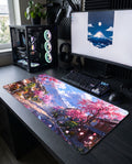 Fuji'nin Gölgesinde: Sakura Şehri Mouse Pad