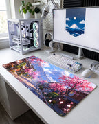 Fuji'nin Gölgesinde: Sakura Şehri Mouse Pad
