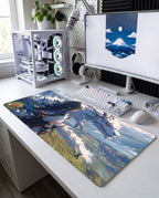 Ejderha Yemini: Savaşçı Kız & Beyaz Ejderha Mouse Pad