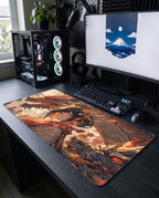 Sonbahar Ejderhası: Hanfu Kız & Ejderha Mouse Pad
