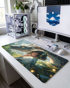 Orman Ruhu: Yeşil Ejderha & Doğa Kızı Mouse Pad