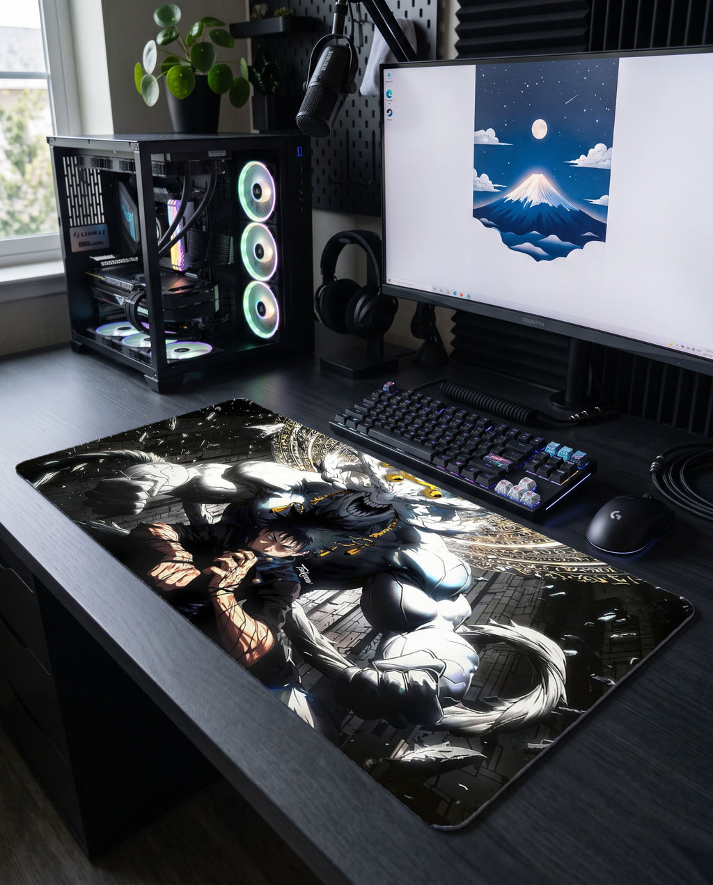 Jujutsu Kaisen Megumi Fushiguro "Eight-Handled Sword Divergent Sila Divine General Mahoraga" XXL Gaming Mousepad