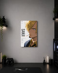 One Piece Vinsmoke Sanji Stealth Black Editorial Metal Duvar Tablosu