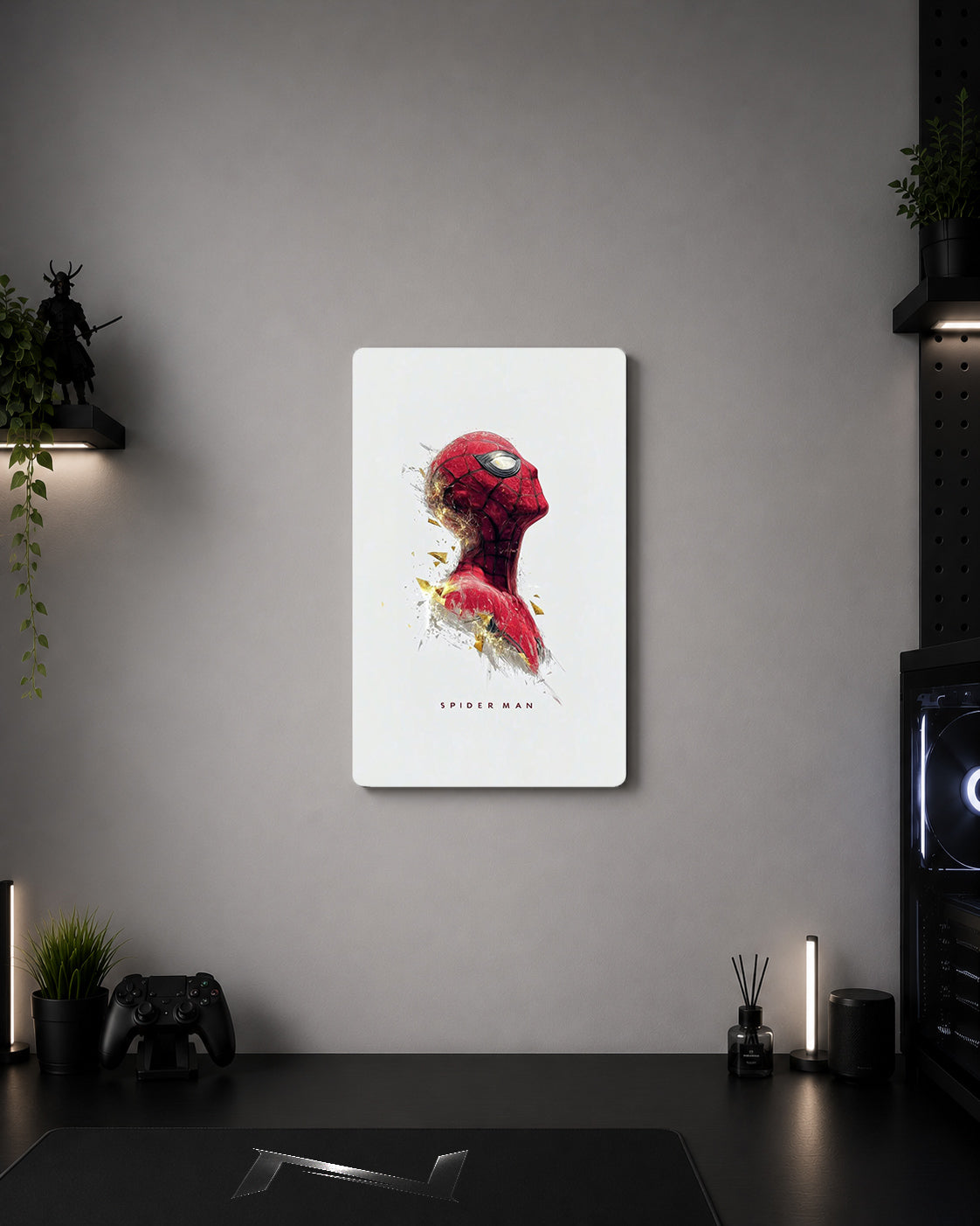 Marvel Spider-Man "Friendly Neighborhood" Peter Parker Minimalist Metal Duvar Tablosu