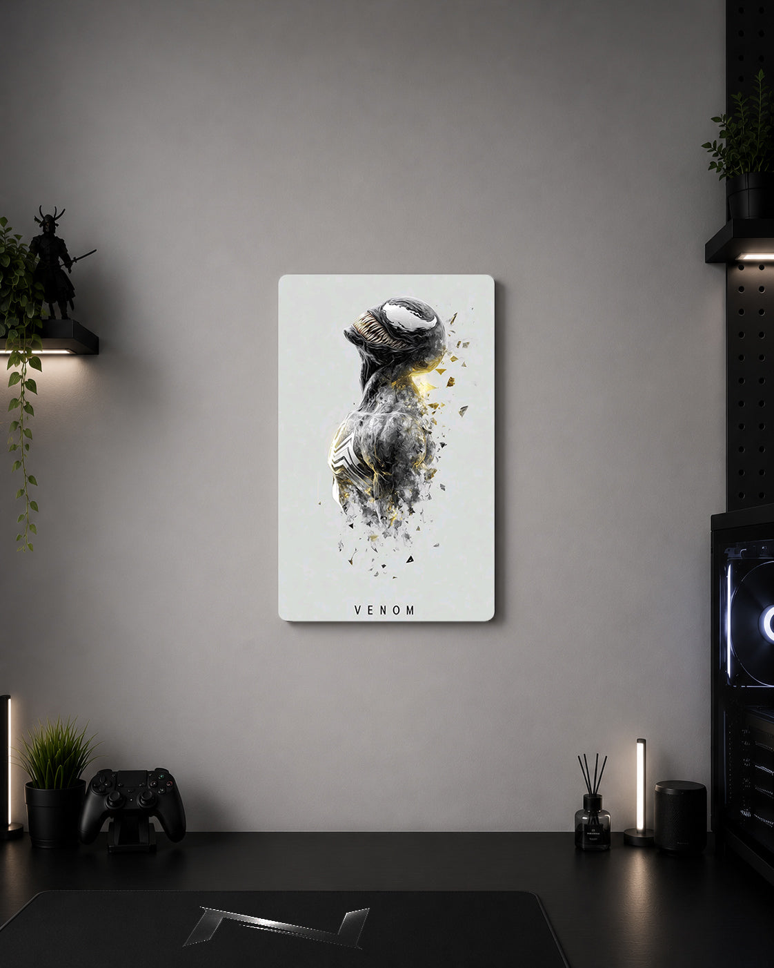 Marvel Venom "Lethal Protector" Minimalist Metal Duvar Tablosu